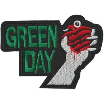 Green Day American Idiot Grenade Iron on Patch