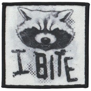 Rocket "I Bite" Iron on Patch