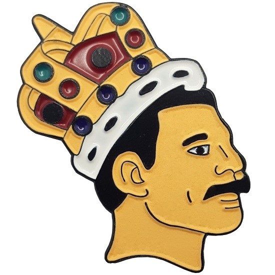 Freddie Mercury  Enamel Lapel Pin Badge