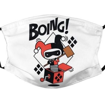 Jack In A Box Harley Quinn Face Mask