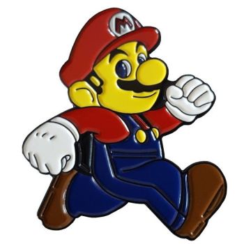 Super Mario Bros. Mario Enamel Lapel Pin Badge