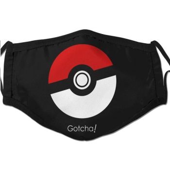 Pokemon Pokeball Face Mask