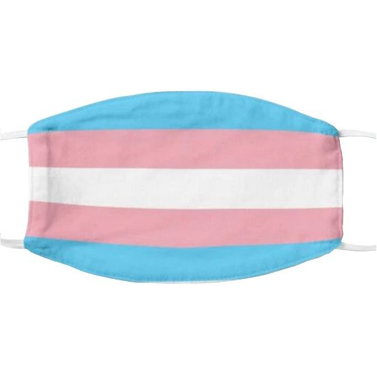 Monica Helms Transgender Flag Face Mask