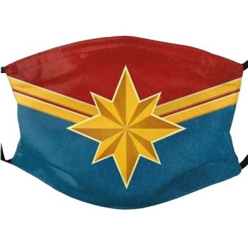 Captain Marvel Face Mask