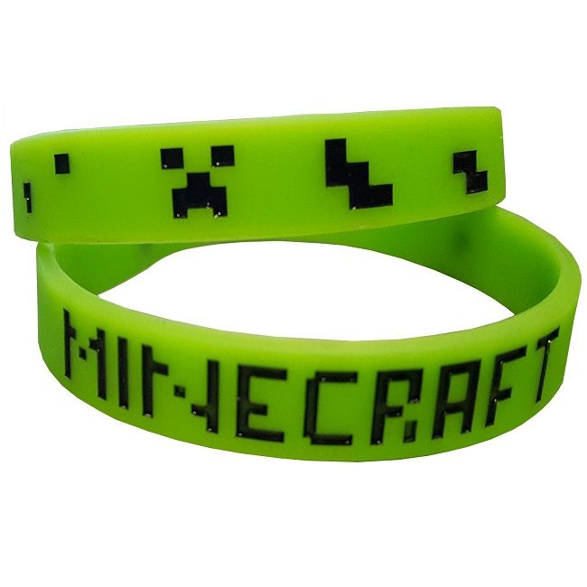 Minecraft Silicon Rubber Wristband