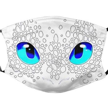 How to Train Your Dragon Light Fury  Face Mask