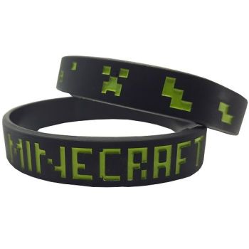 Minecraft Silicon Rubber Wristband