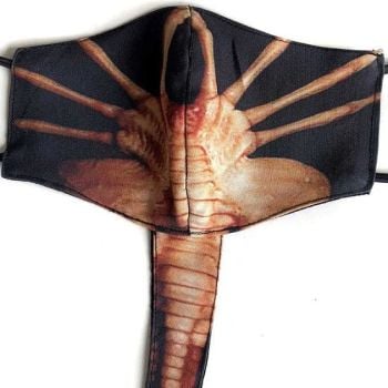 Alien Facehugger Face Mask  with tail