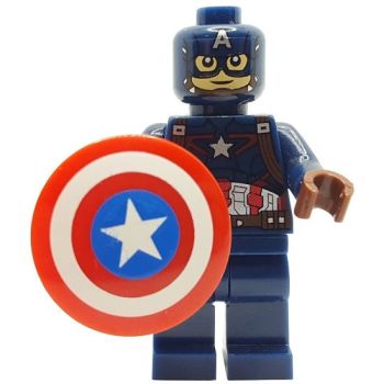 Captain America Building Block Minifigure