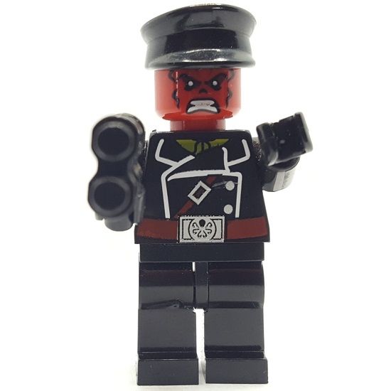 Hydra Red Skull Building Block Minifigure