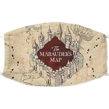 Harry Potter Marauder's Map Face Mask