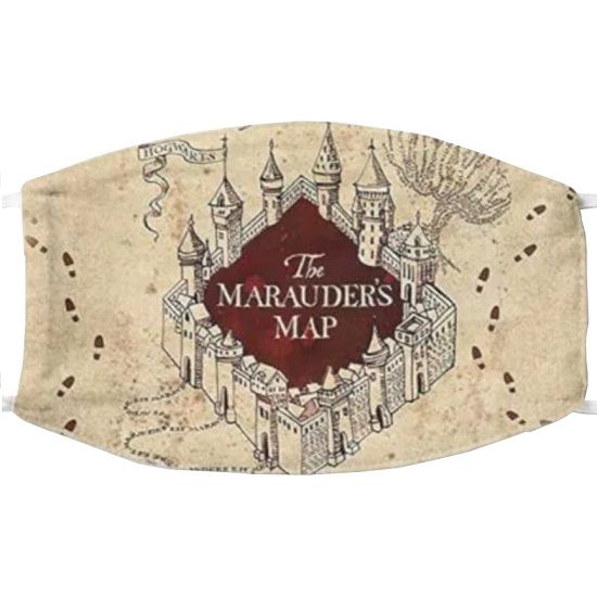 Harry Potter Marauder's Map Face Mask