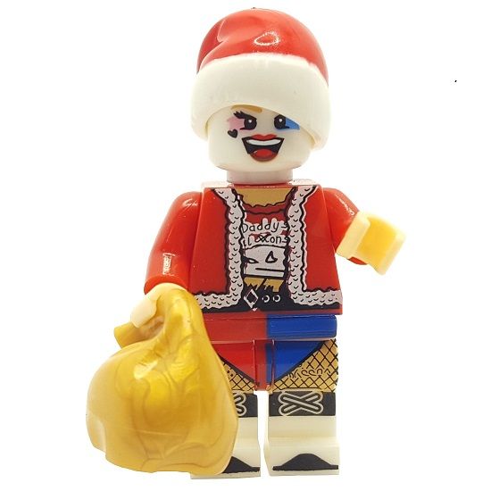 Harley Quinn Christmas Building Block Minifigure