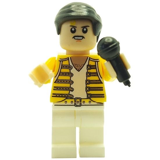 Freddie Mercury Building Block Minifigure