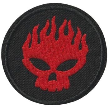 The Offspring Red Skull Iron on Patch