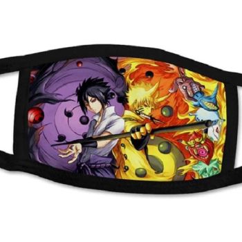 Naruto and Sasuke Face Mask