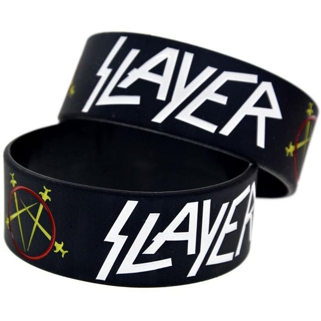 Slayer Silicon Rubber Wristband