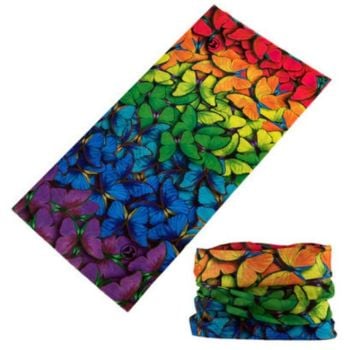 Rainbow Butterflies Multifunctional Snood