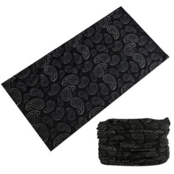 Black and Gold Paisley Multifunctional Snood