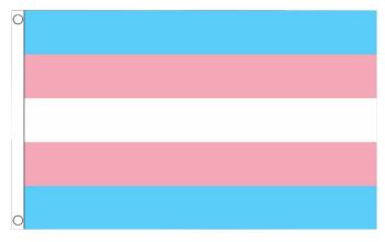 5ft x 3ft Monica Helms Transgender Flag