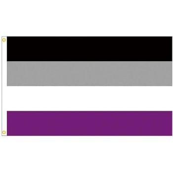 5ft x 3ft Asexual Flag