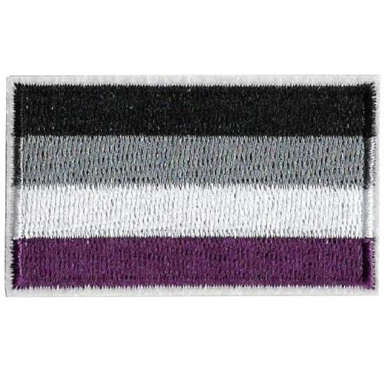 Asexual Iron on Embroidered Patch