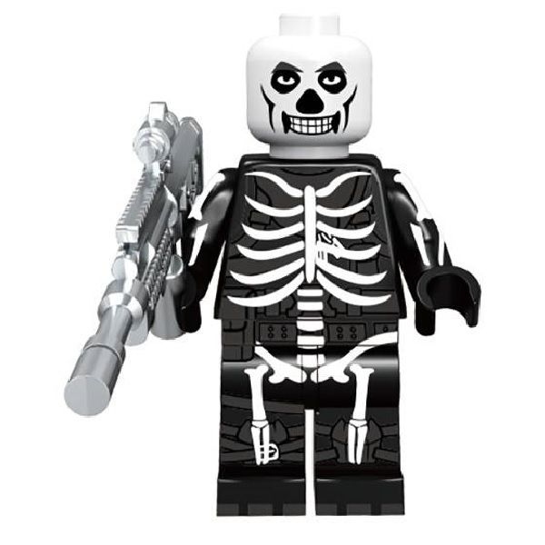 Fortnite Skull Trooper Building Block Minifigure
