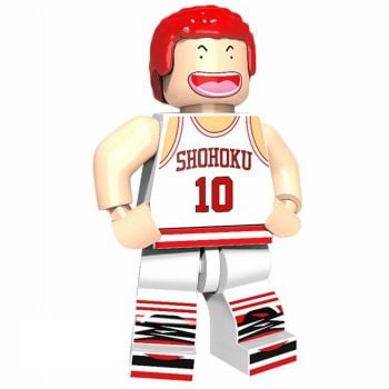 Slam Dunk Hanamichi Sakuragi Building Block Minifigure