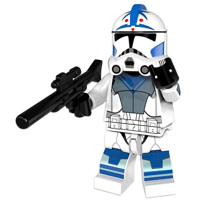 Lieutenant Clone Trooper Building Block Minifigure