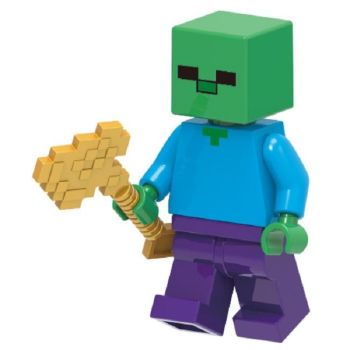 Minecraft Zombie Building Block Minifigure