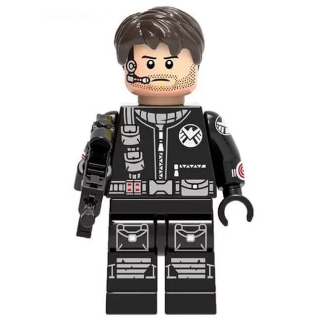 Agents of S.H.I.E.L.D. Grant Ward Building Block Minifigure