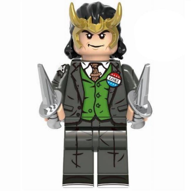 President Loki Building Block Minifigure