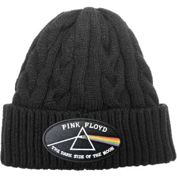 Pink Floyd Dark Side of The Moon Cable Knit Beanie Hat