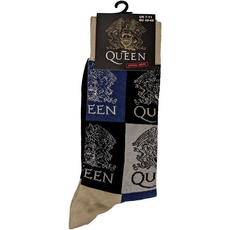 Queen Crest Cotton Rich Socks