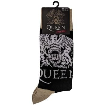 Queen Logo Cotton Rich Socks