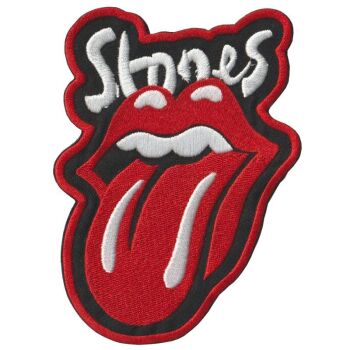 Rolling Stones Lips Logo Iron On Patch