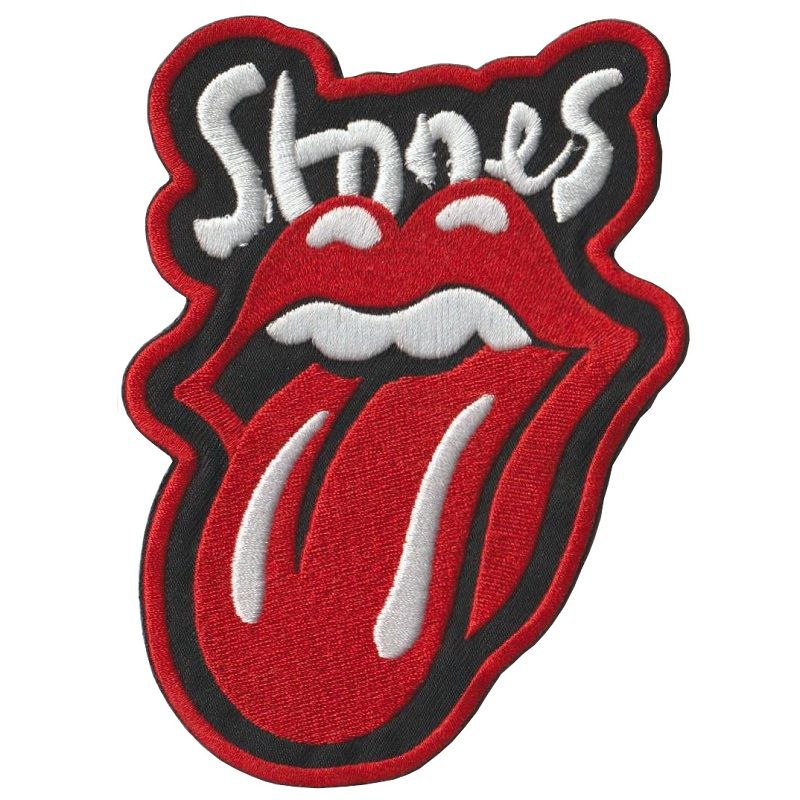 Rolling Stones Lips Logo Iron On Patch