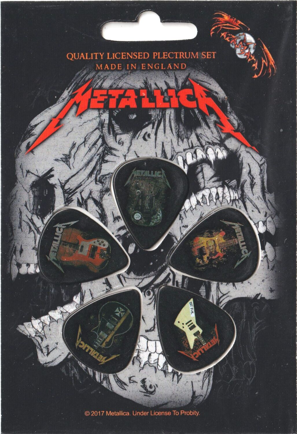 Metallica 1mm Gauge Plectrum Set