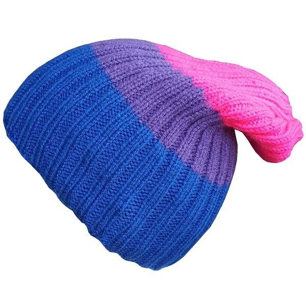 Hand knitted Bisexual Beanie