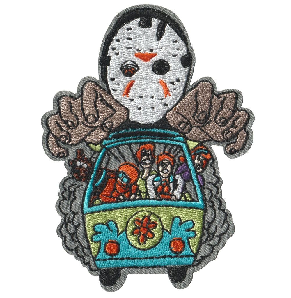 Friday 13th Jason and Scooby Doo Iron on Patch