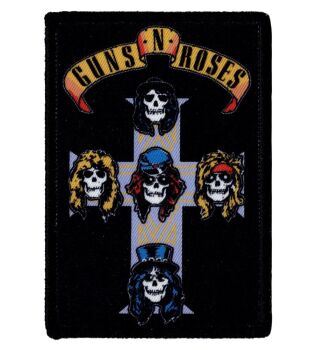 Guns 'n Roses Appetite For Destruction Nightrain Cross Iron on Patch