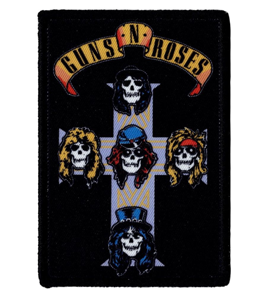 Guns 'n Roses Appetite For Destruction Nightrain Cross Iron on Patch