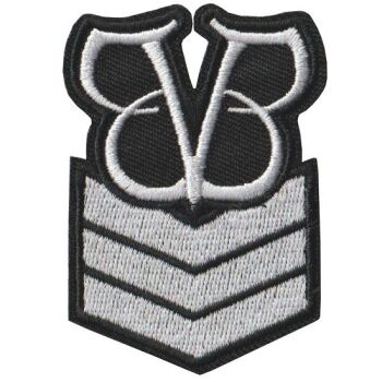 Black Veil Brides Sergeant Stripes Iron on Patch