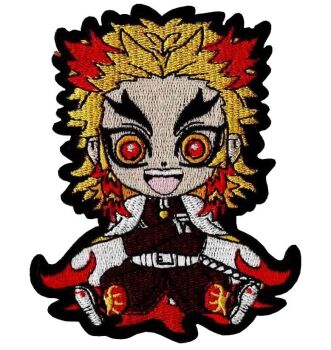 Demon Slayer Kyojuro Rengoku Iron On Patch