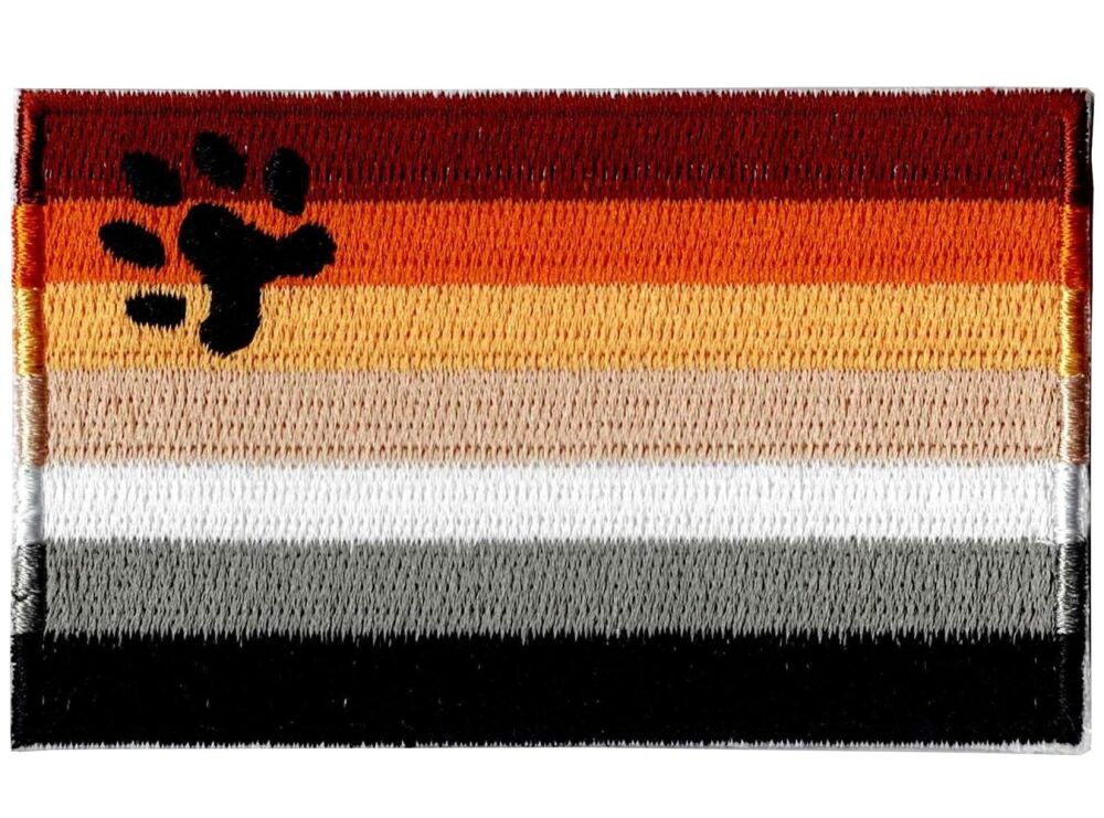 Gay Bear Iron on Embroidered Patch