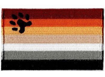 Gay Bear Iron on Embroidered Patch