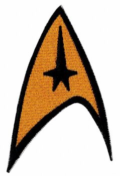 Star Trek Command Insignia Iron on Patch