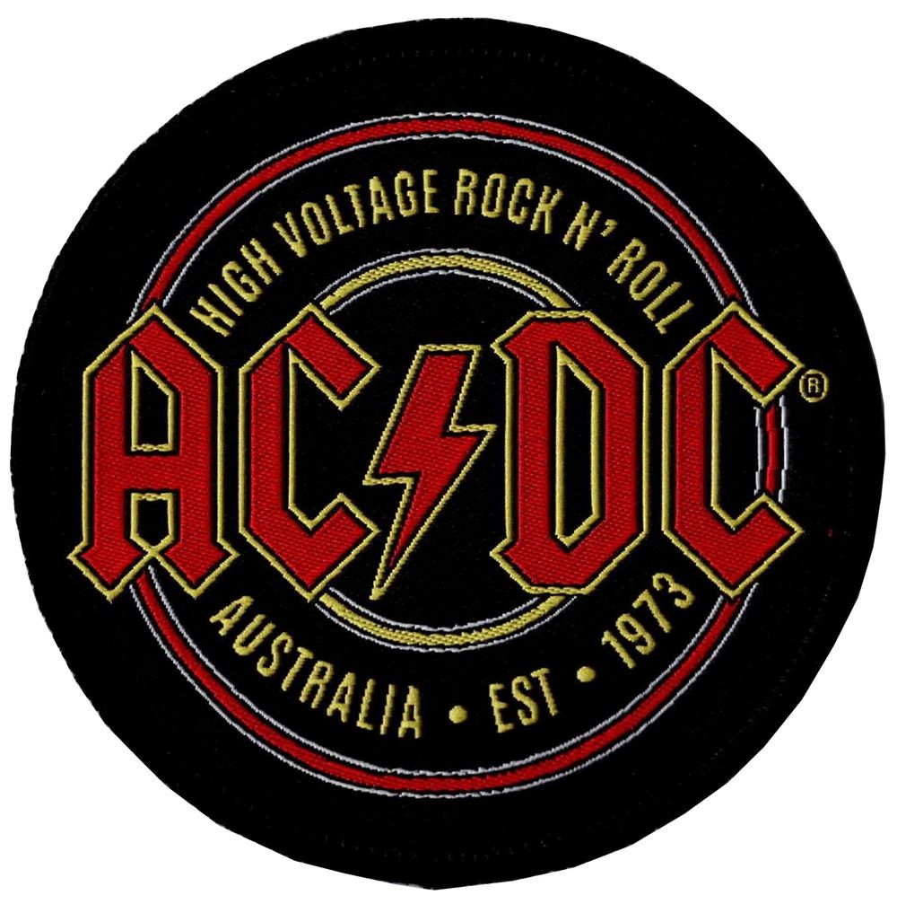 AC/DC High Voltage Iron On Patch