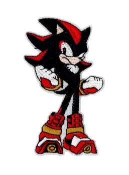 Shadow The Hedgehog Iron on Patch