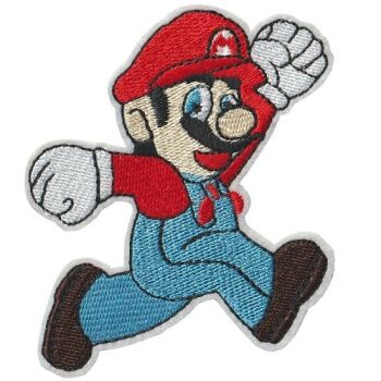Super Mario Brothers Mario Iron on Patch